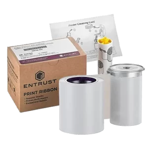 Cinta Entrust Datacard 525900-004 - Monocromatica blanca