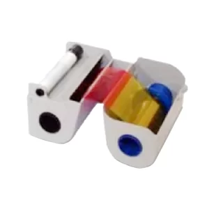 Fargo DTC300 y C30 YMCKO mitad Panel Recambio Ribbon